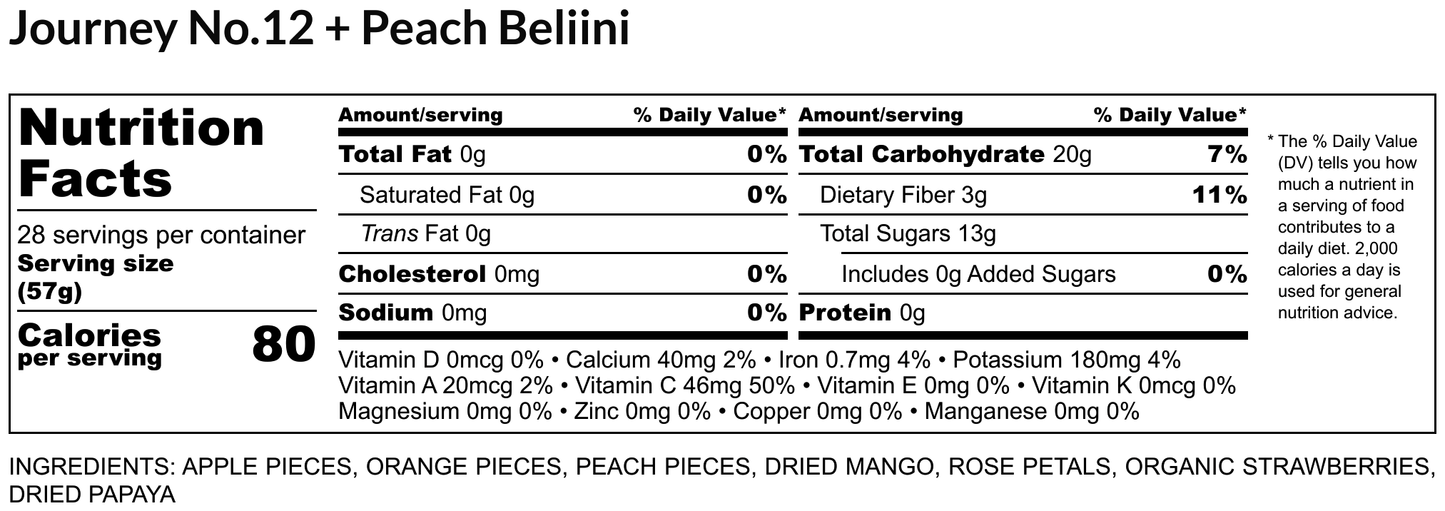 No.12 + Peach Bellini - Loose Leaf Tea