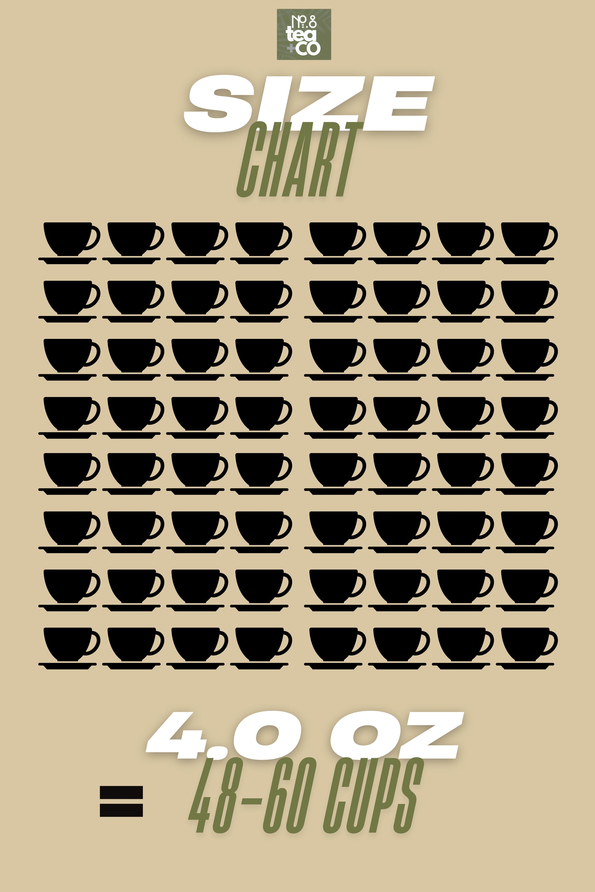 Size chart 4oz