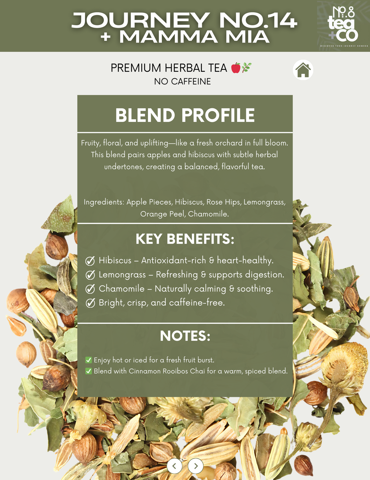 No.19 + Herbal Mamma Mia - Tisane for Nursing Mothers - Loose Leaf Tea