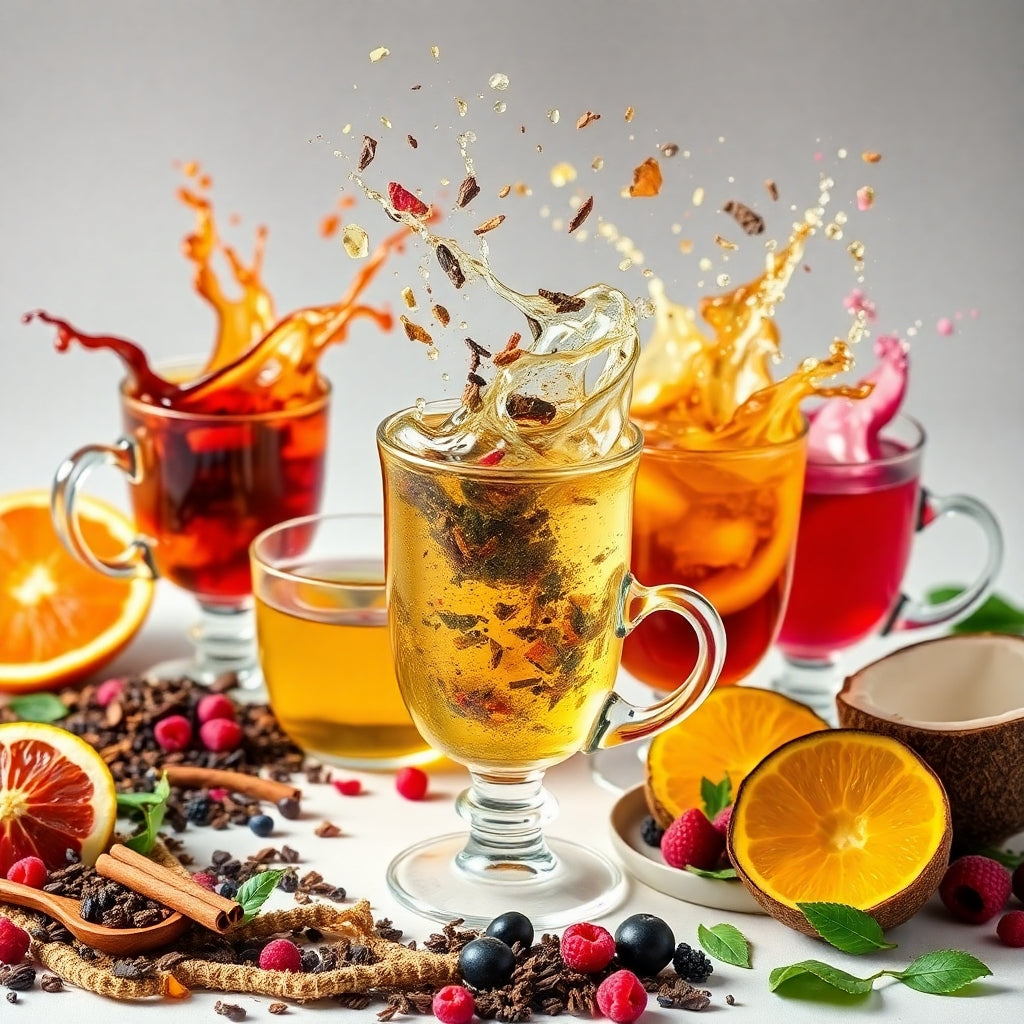 No.6 + Ember Glow - White Tea with Natural Pear Flavor - Loose Leaf Tea