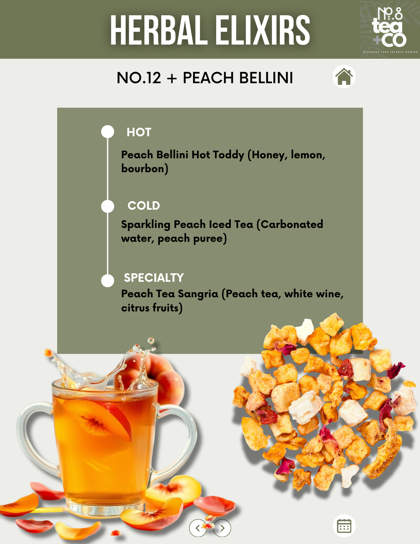 No.12 + Peach Bellini - Loose Leaf Tea