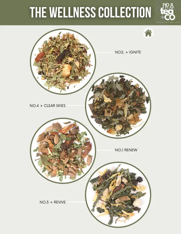 No.8 Wellness Tea Collection with Green Rooibos Tea - Loose Leaf Tea