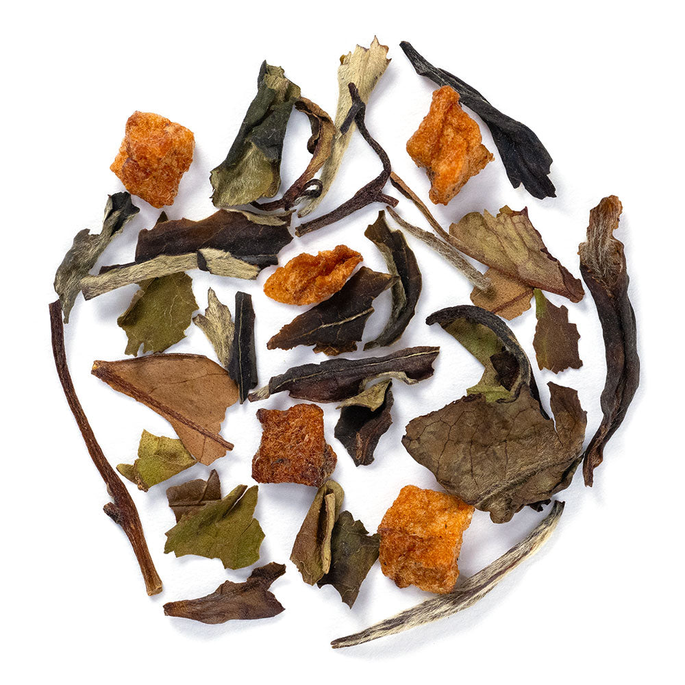 No.6 + Ember Glow - White Tea with Natural Pear Flavor - Loose Leaf Tea