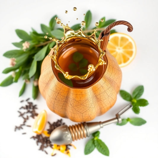 No.18 + Yerba Mate Traditional South American Beverage Robust Flavor - Loose Leaf Tea