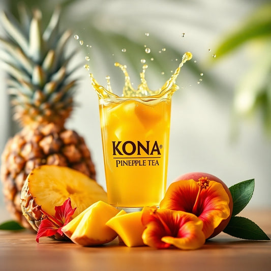 No.22 + Kona Pineapple- Green Rooibos Tea Kona Pineapple Tea for Collagen Production Kona Pineapple Tea